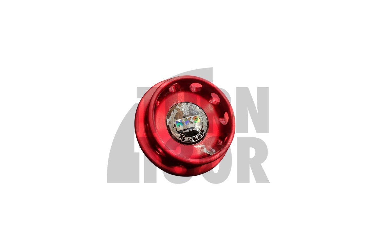 HKS Red Oil Filler Cap for Subaru Impreza - BRZ and Toyota GT86 - GR86 HKS Red Oil Filler Cap for Subaru Impreza - BRZ and Toyota GT86 - GR86