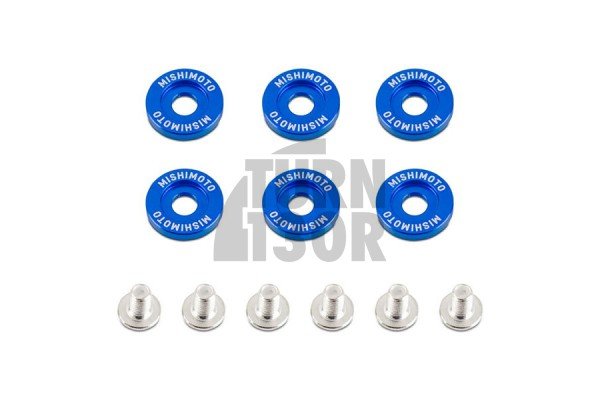 Anodised Fender Washers and M6 Bolts Kit Mishimoto