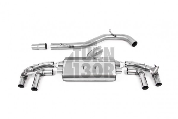 Golf 8 R Milltek GPF Back Exhaust Golf 8 R Milltek GPF Back Exhaust
