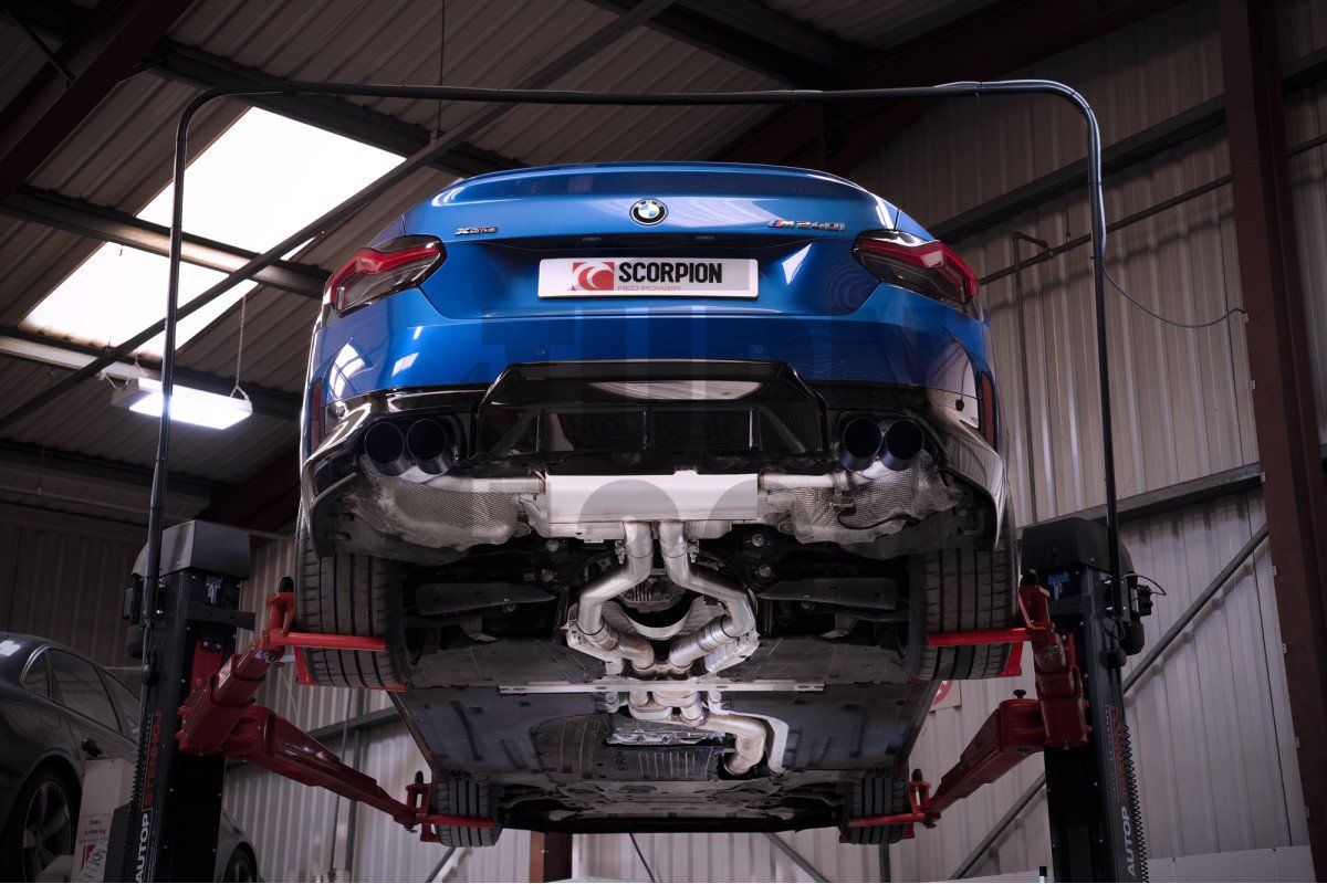 Scorpion GPF-Back Exhaust for BMW 240i G42 Scorpion GPF-Back Exhaust for BMW 240i G42