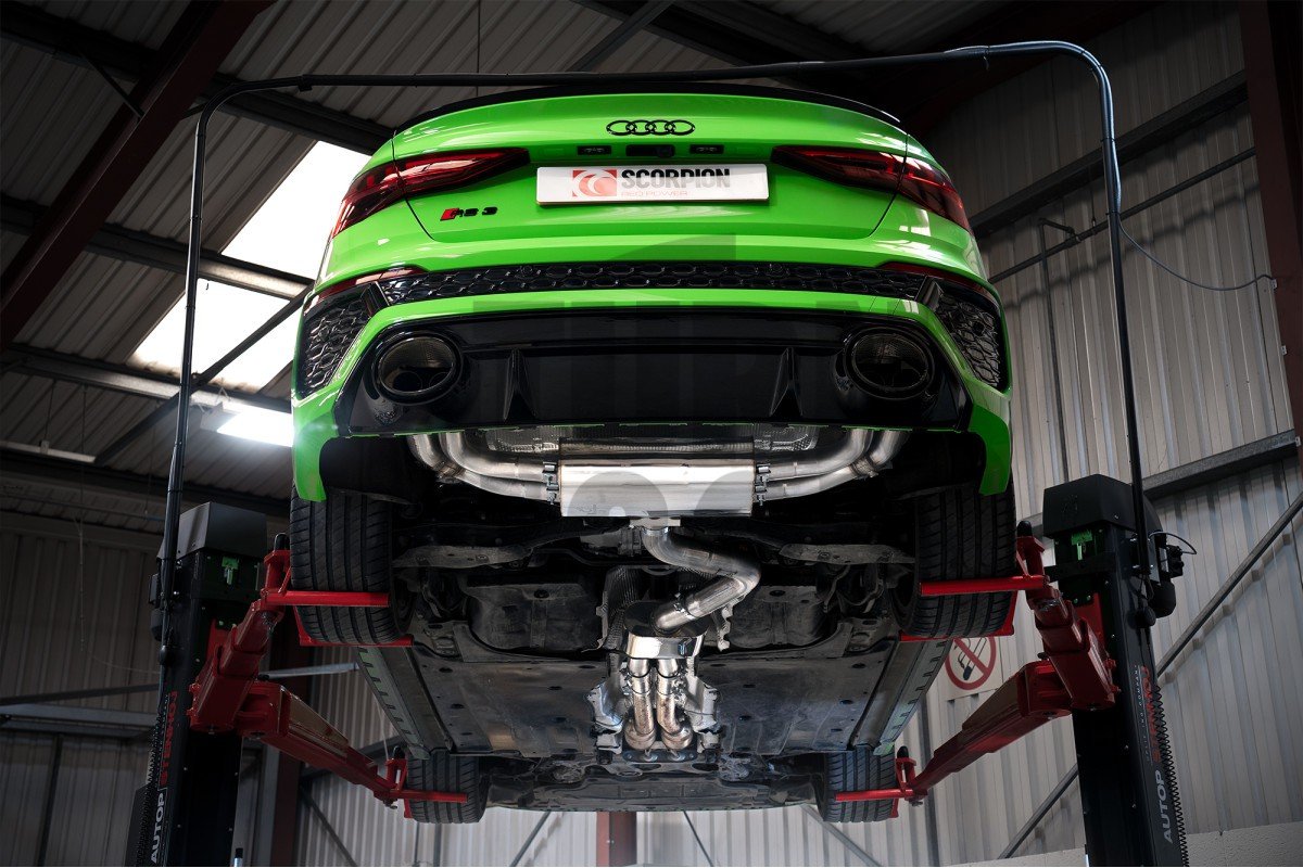 Scorpion Catback Exhaust for Audi RS3 8Y Sedan Scorpion Catback Exhaust for Audi RS3 8Y Sedan