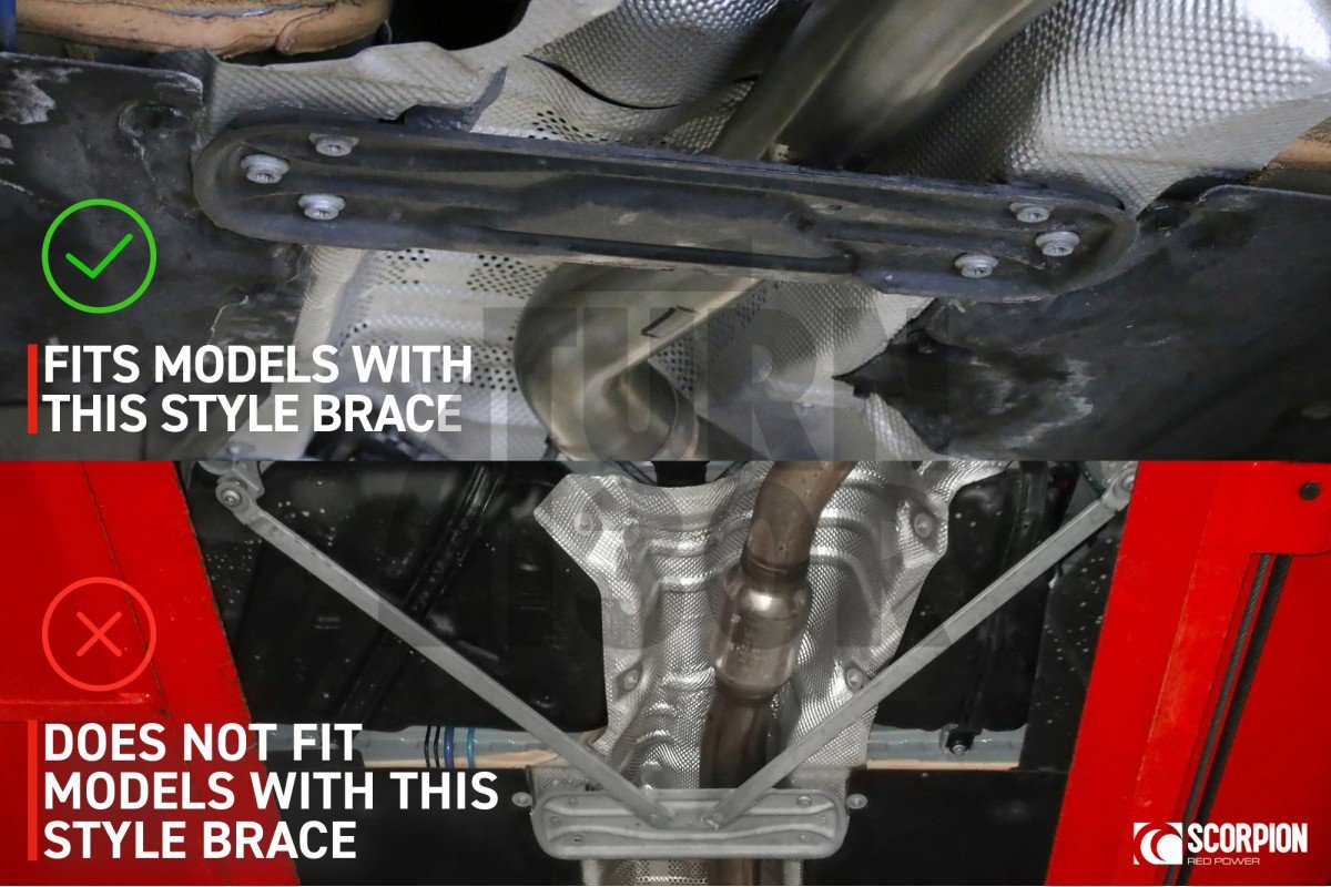 Scorpion Lower Centre Brace for BMW F2x - F3x / 35i - 40i Scorpion Lower Centre Brace for BMW F2x - F3x / 35i - 40i