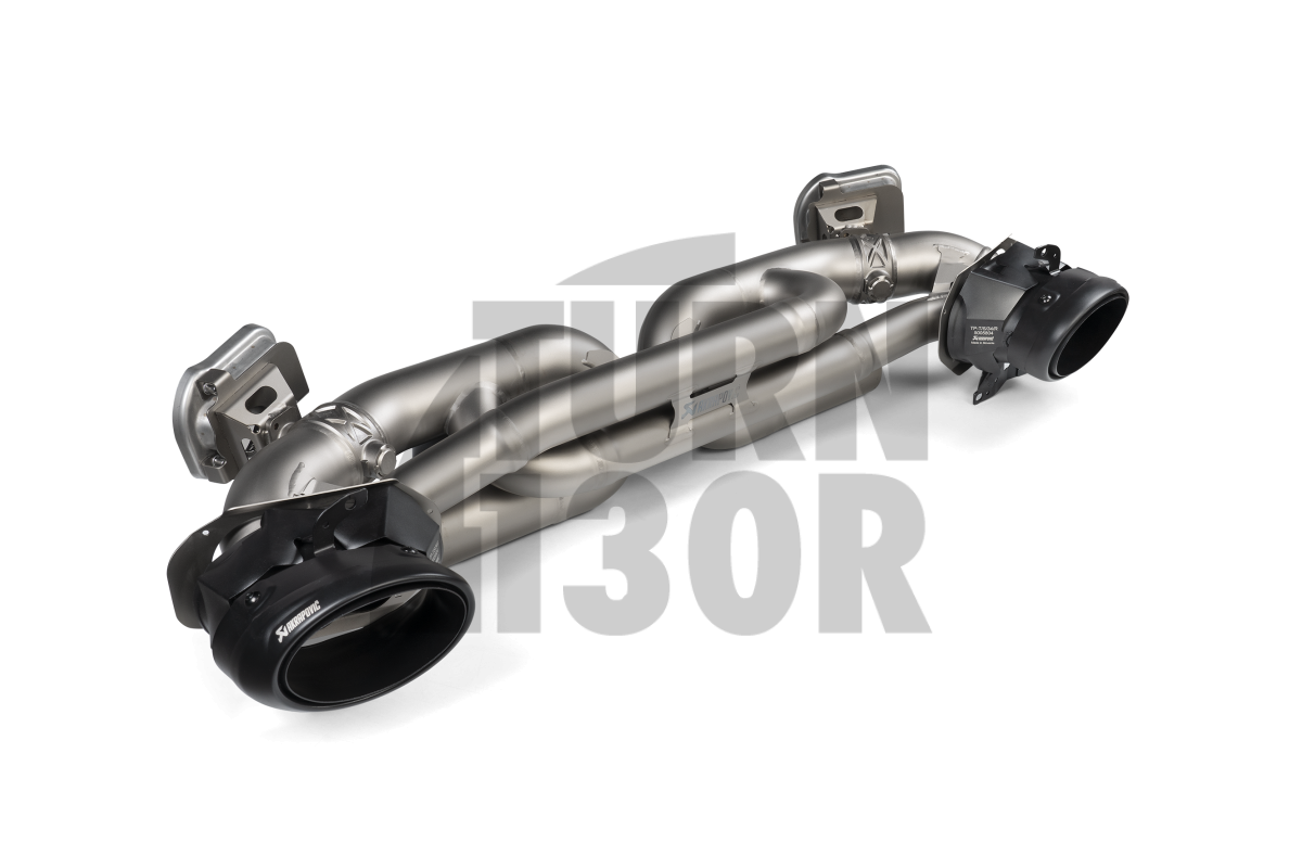 Akrapovic Slip-On Titanium Exhaust for Porsche 911 992 Turbo - S