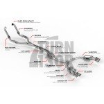 APR Catback Exhaust System for Audi S4 B9 & Audi S5 F5