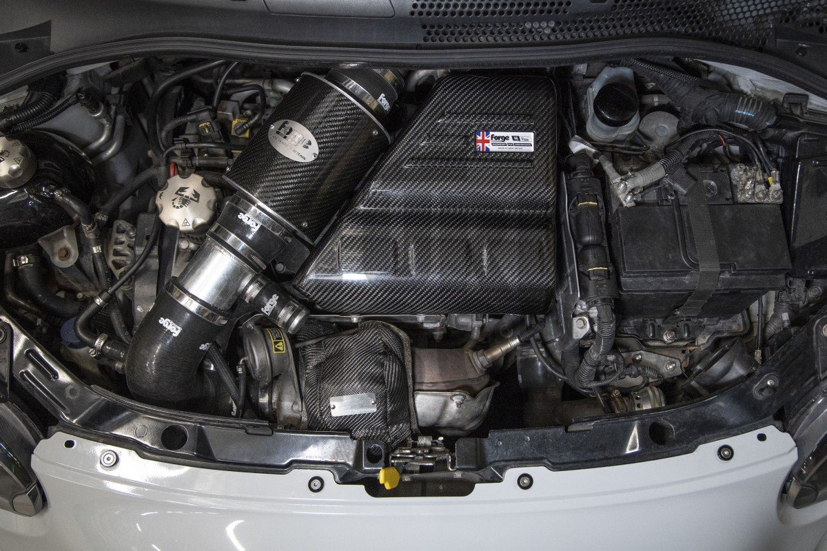 Forge Motorsport Carbon Fiber Engine Cover 500 / 595 Abarth