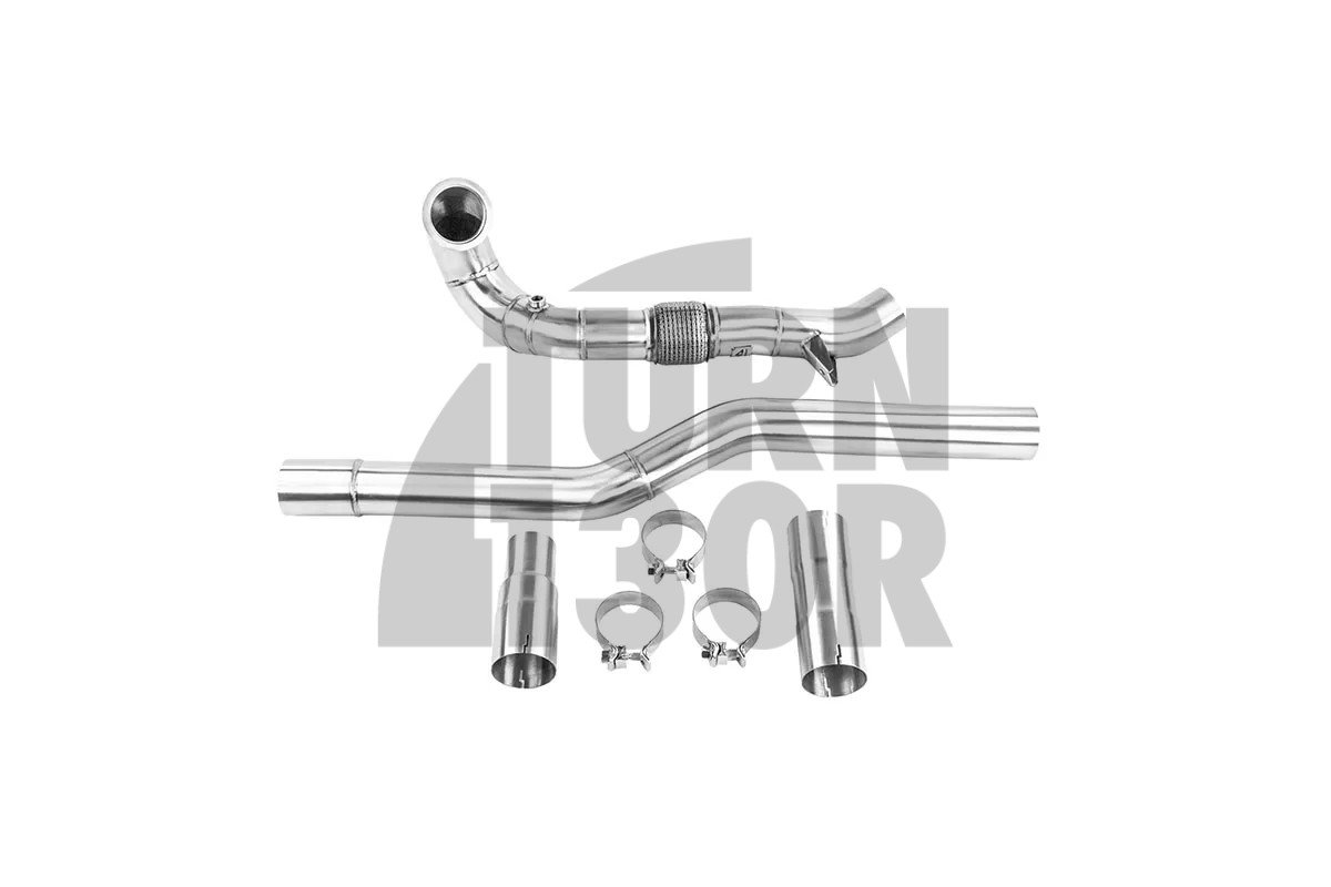 Alpha Competition 3.5" Decat Downpipe Golf 7 R / S3 8V / Leon 3 Cupra 4WD