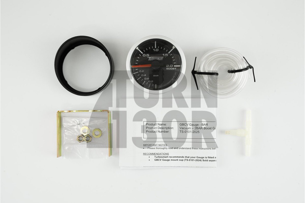 Mechanical 2 Bars 52mm Boost Gauge Turbosmart