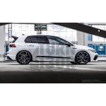 Door Decals Silver or Black Racingline