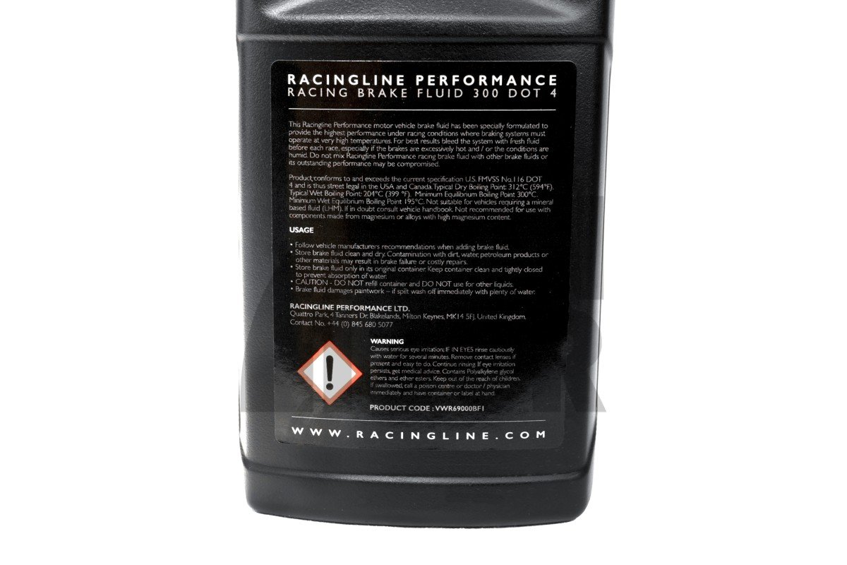 High Performance Brake Fluid RBF312 Racingline