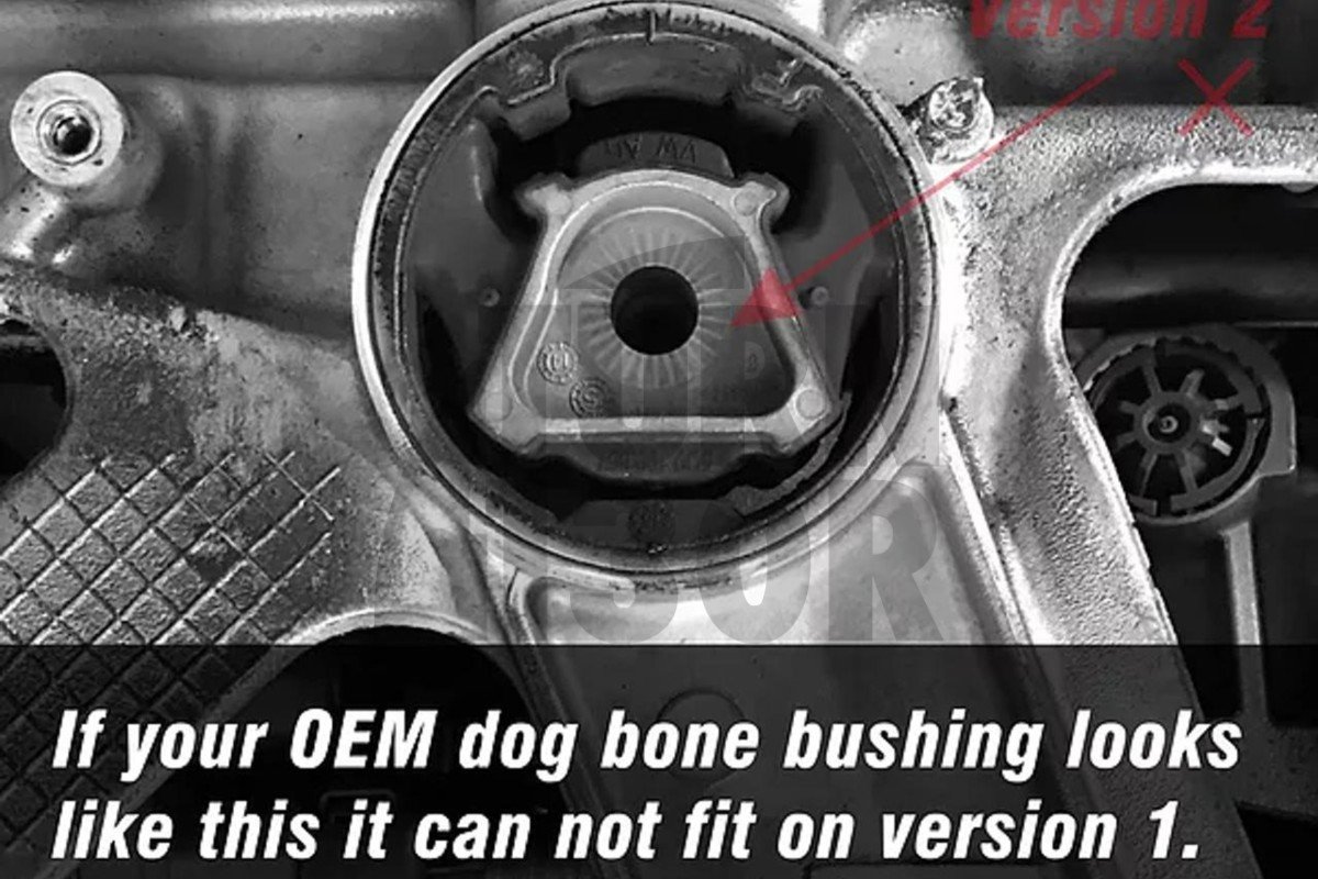 Leyo DogBone Mount Bush Insert for A3, S3, RS3 8V / 8Y, Leon 3, Golf 7, Golf 8 GTI / R