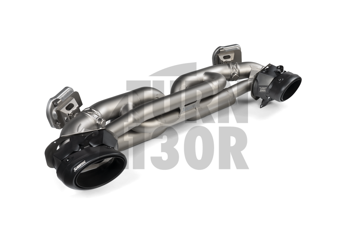 Akrapovic Slip-On Titanium Exhaust for Porsche 911 992 Turbo - S