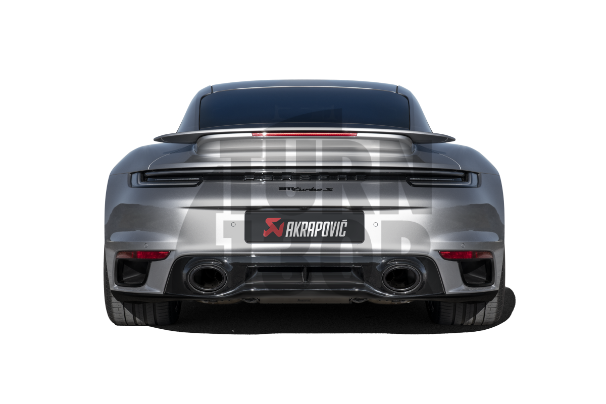 Akrapovic Slip-On Titanium Exhaust for Porsche 911 992 Turbo - S
