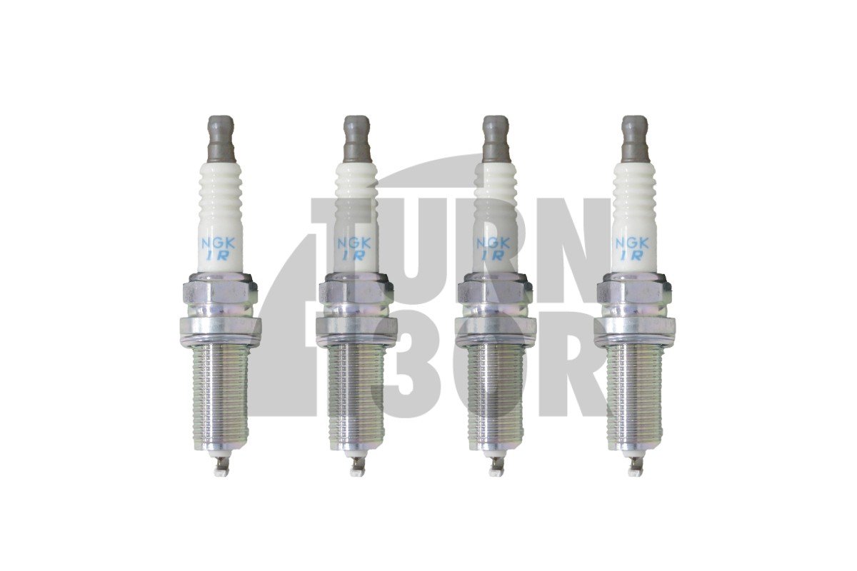 Spark plugs designed for Mitsubishi Lancer Evo 9 by NGK, specifically the ILFR7H model