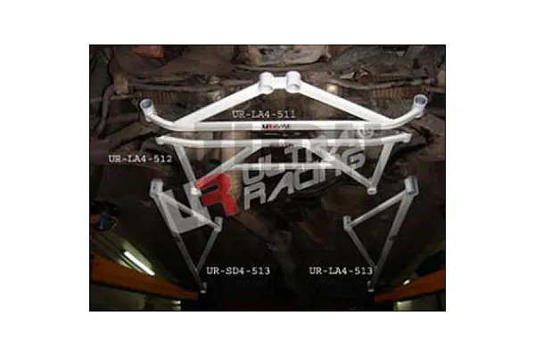 Ultra Racing 4 Point Front Subframe H Brace Subaru Impreza GT GC8 
