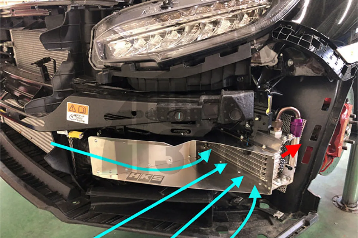 HKS Oil Cooler Kit Civic Type R FK8