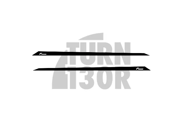 Door Decals Silver or Black Racingline