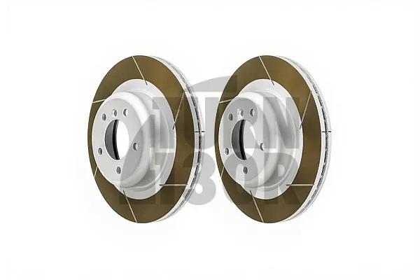 Dixcel HS Slotted Front Brake Discs for BMW 135i E82