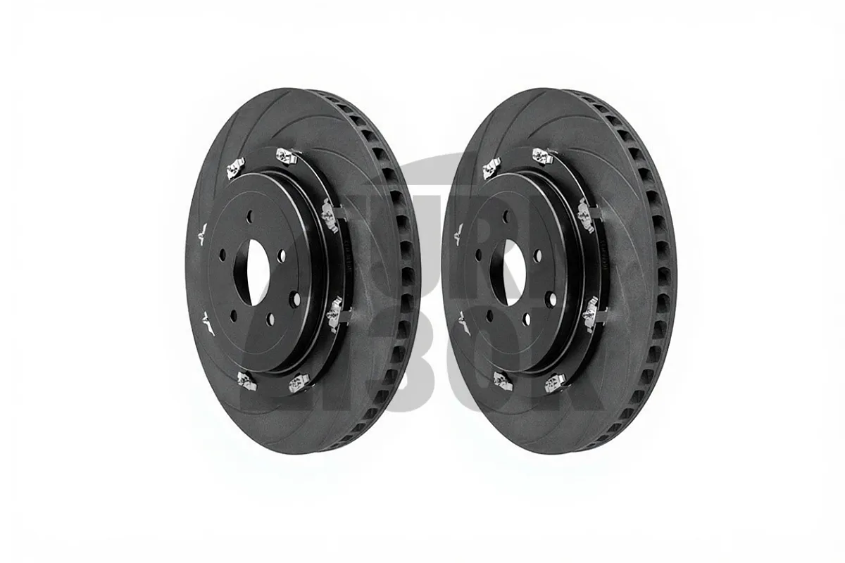 Dixcel FS Slotted Rear Brake Discs Nissan R35 GTR 380mm 
