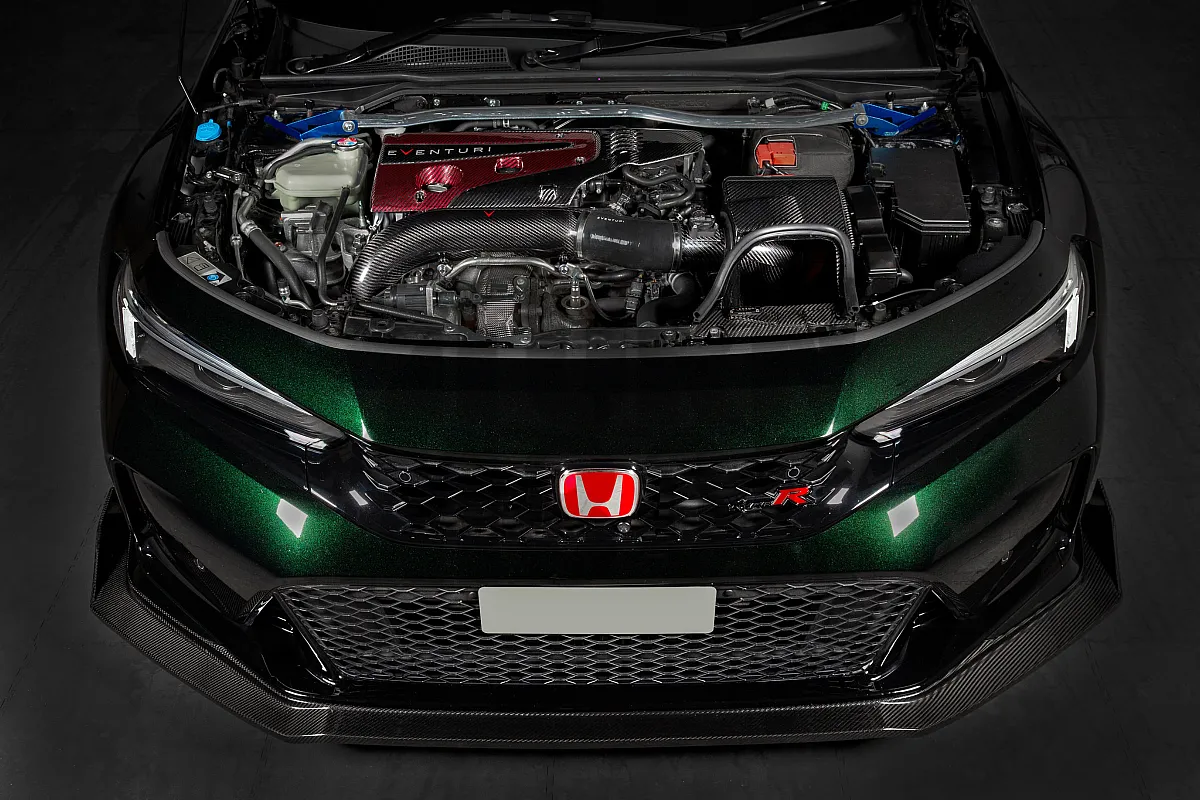 Eventuri   Carbon Fiber Turbo Inlet Pipe Honda Civic Type R FL5