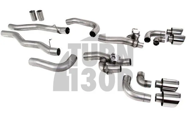 BMW M8 F9x Milltek OPF/GPF Back System with valved Rear Silencer