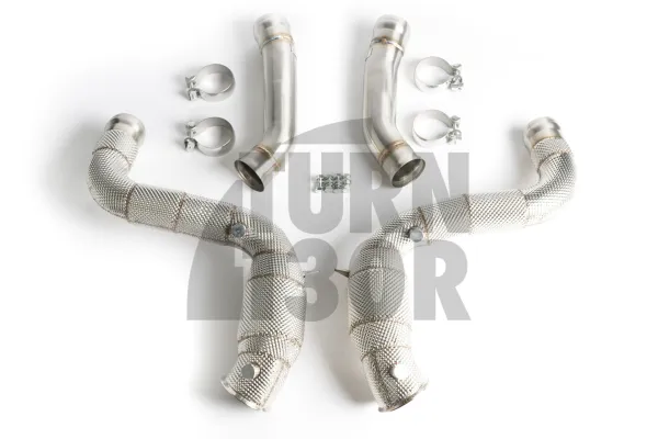 CTS Turbo Hight-Flow Cats Downpipes for Mercedes C63 AMG W205
