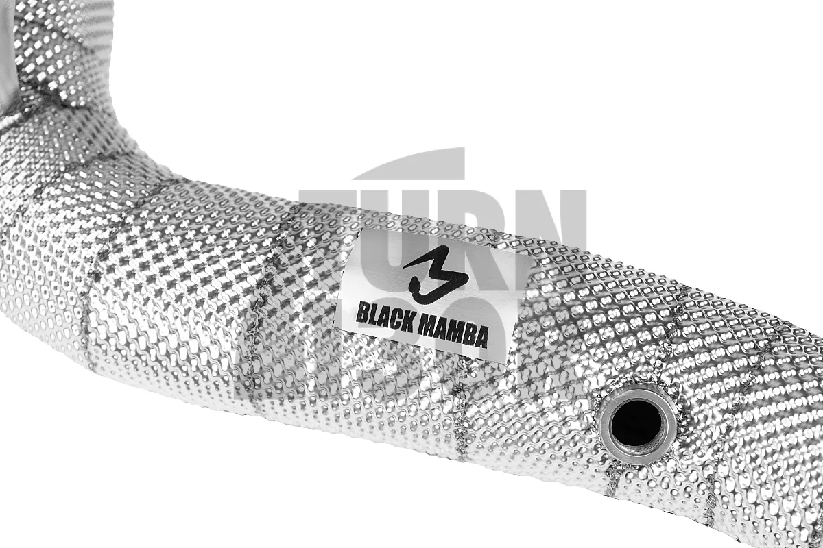 Black Mamba Decat Downpipes ( Heat Shield ) for Ferrari 488 15-18