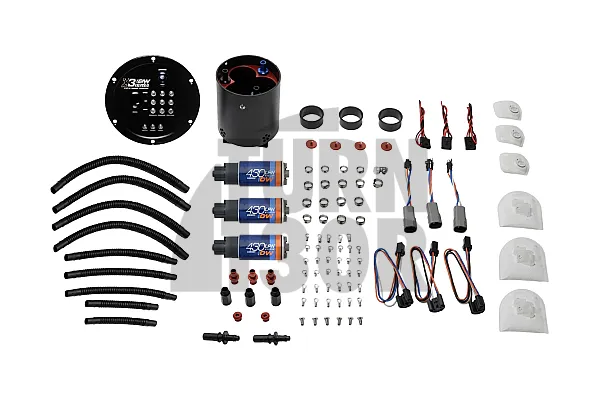 Deatschwerks DW430c Fuel Pump Module Kit for Nissan R35 GTR 3x 