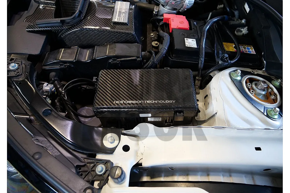 HKS Carbon Fiber Fuse Box Cover for Honda Civic Type R FK8 