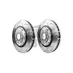 DBA T3 Slotted Front Brake Discs for Golf 8 R - S3 8Y & Golf 8 GTI Clubsport