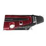 Honda Civic Type R FK2 / FK8 Carbon Fiber / Red Kevlar Engine Cover by Eventuri