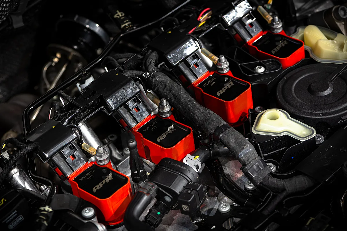 Red Coil Packs for S3 8V / S3 8Y / Golf 7 GTI / Golf 8 R / Leon 3 Cupra APR