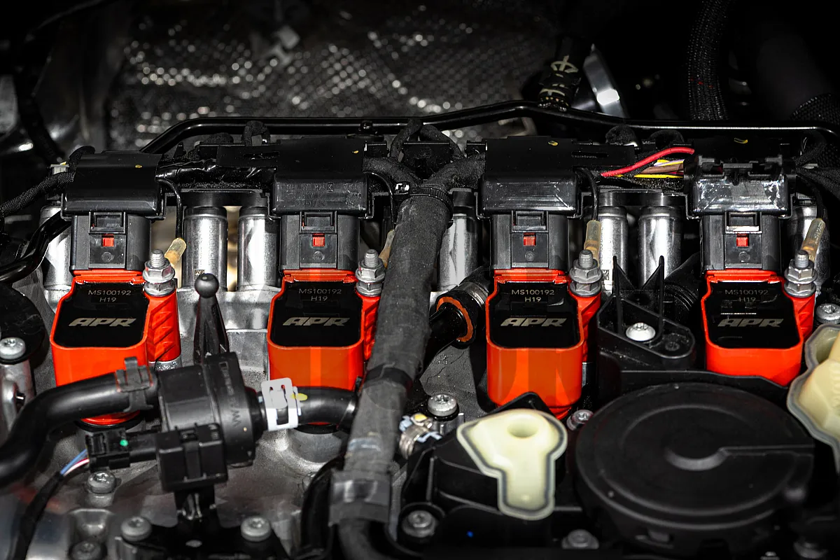 Red Coil Packs for S3 8V / S3 8Y / Golf 7 GTI / Golf 8 R / Leon 3 Cupra APR