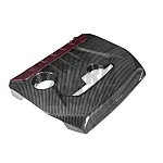 Eventuri Carbon Fiber / Red Kevlar Engine Cover for Toyota Yaris GR