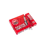 Colder Spark Plugs by NGK Racing, model R7437-9, designed for Golf 7 GTI/R, Audi S3 8V, Audi TT 8S, and Seat Leon 3 Cupra
