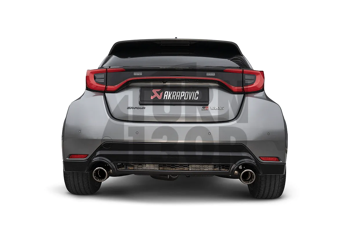 Akrapovic slip-on titanium Exhaust System for Yaris GR 2025+