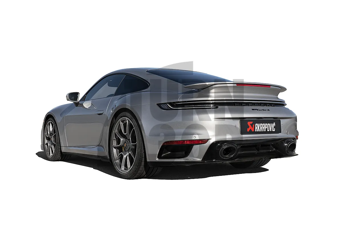 Akrapovic Slip-On Titanium Exhaust for Porsche 911 992 Turbo - S 