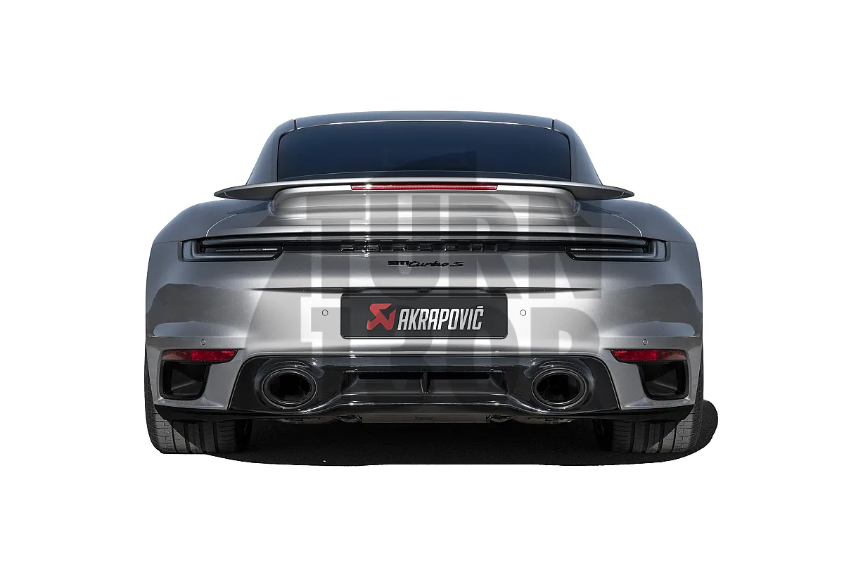Akrapovic Slip-On Titanium Exhaust for Porsche 911 992 Turbo - S 