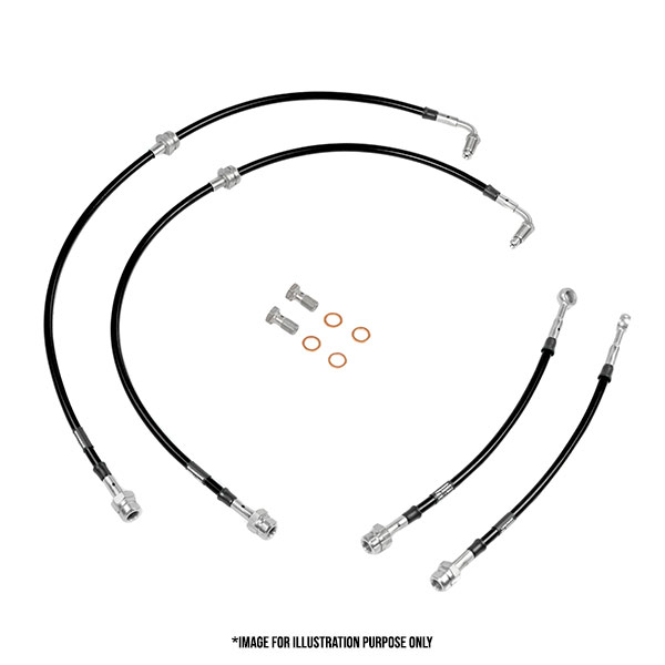 Goodridge Braided Brake Hose Lines Kit Audi S1