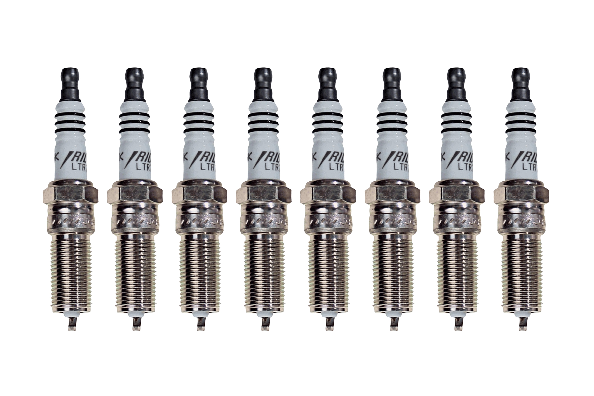 NGK LTR7IX-11 Spark Plugs with a Colder Heat Range for Ford Mustang S550 5.0 V8 / 5.2