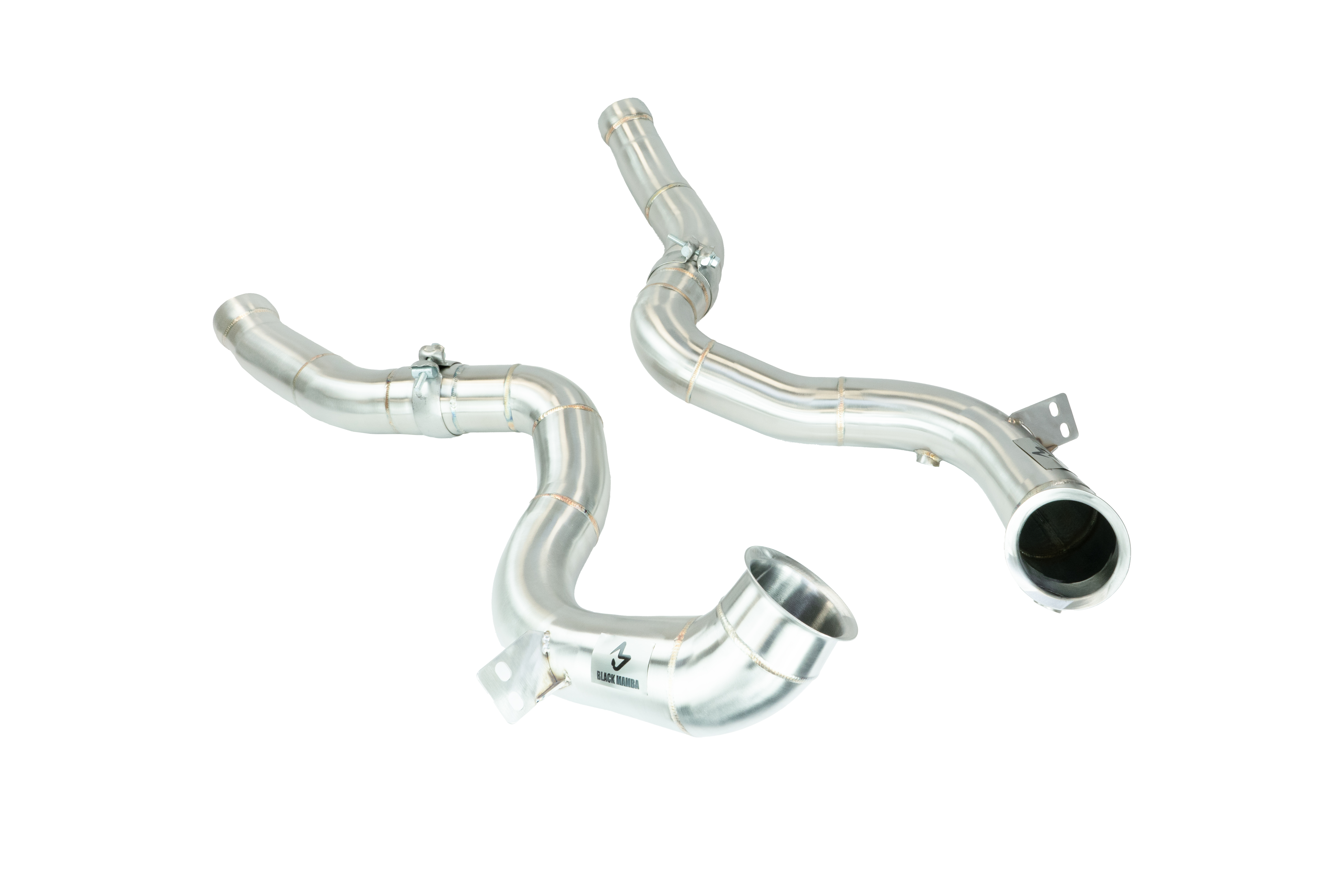 Black Mamba Mercedes C63 AMG W205 Decat Downpipes
