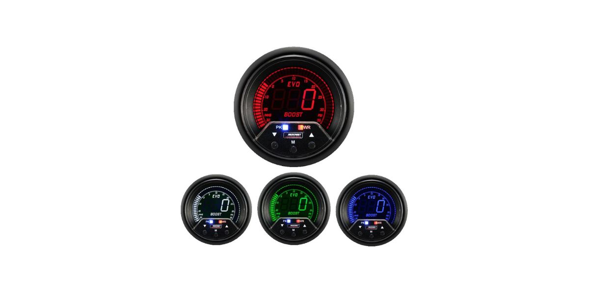 Evo PK 60mm Electronic Boost Gauge Prosport 