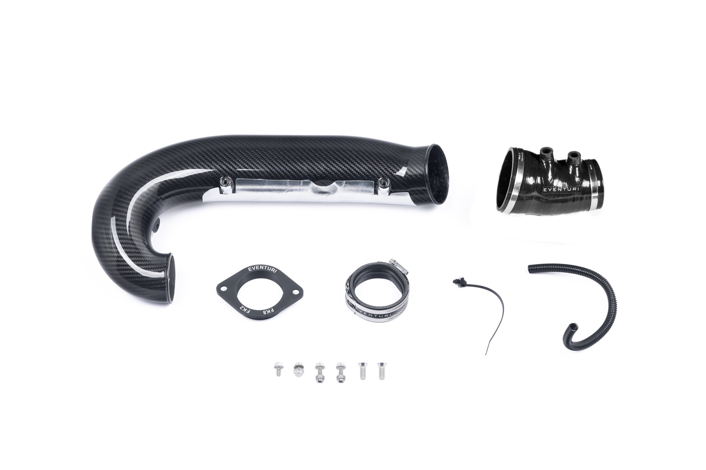Eventuri Carbon Fiber Turbo Inlet Tube for Honda Civic Type R FK2